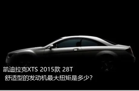 凯迪拉克XTS 2015款 28T 舒适型的发动机最大扭矩是多少？