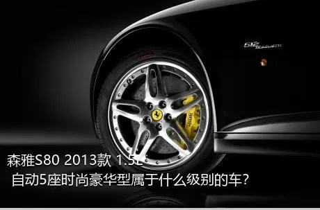 森雅S80 2013款 1.5L 自动5座时尚豪华型属于什么级别的车？