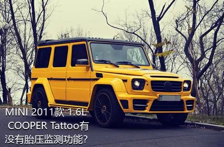 MINI 2011款 1.6L COOPER Tattoo有没有胎压监测功能？