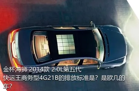 金杯海狮 2014款 2.0L第五代快运王商务型4G21B的排放标准是？是欧几的车？