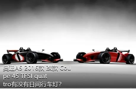 奥迪A5 2016款 改款 Coupe 45 TFSI quattro有没有日间行车灯？