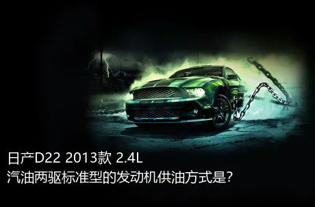 日产D22 2013款 2.4L汽油两驱标准型的发动机供油方式是？