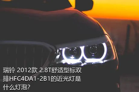 瑞铃 2012款 2.8T舒适型标双排HFC4DA1-2B1的近光灯是什么灯泡？