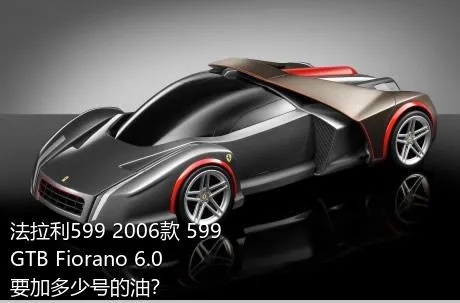 法拉利599 2006款 599 GTB Fiorano 6.0要加多少号的油？