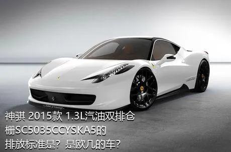 神骐 2015款 1.3L汽油双排仓栅SC5035CCYSKA5的排放标准是？是欧几的车？