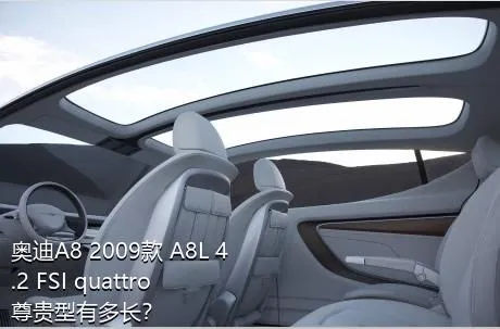 奥迪A8 2009款 A8L 4.2 FSI quattro 尊贵型有多长？