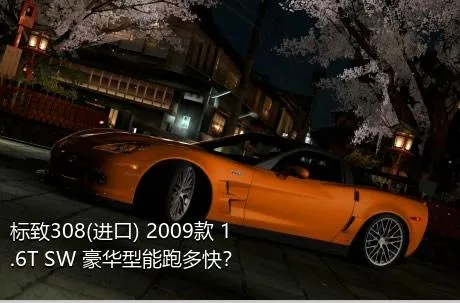 标致308(进口) 2009款 1.6T SW 豪华型能跑多快？