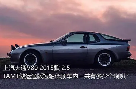 上汽大通V80 2015款 2.5TAMT傲运通版短轴低顶车内一共有多少个喇叭？