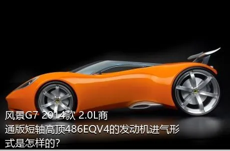 风景G7 2014款 2.0L商通版短轴高顶486EQV4的发动机进气形式是怎样的？