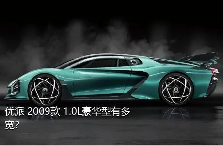 优派 2009款 1.0L豪华型有多宽？