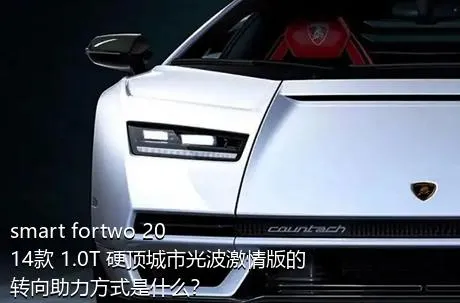 smart fortwo 2014款 1.0T 硬顶城市光波激情版的转向助力方式是什么？