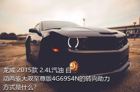 龙威 2015款 2.4L汽油 自动两驱大双至尊版4G69S4N的转向助力方式是什么？