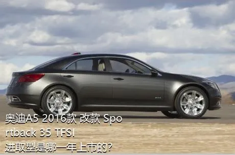 奥迪A5 2016款 改款 Sportback 35 TFSI 进取型是哪一年上市的？
