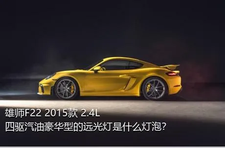 雄师F22 2015款 2.4L四驱汽油豪华型的远光灯是什么灯泡？