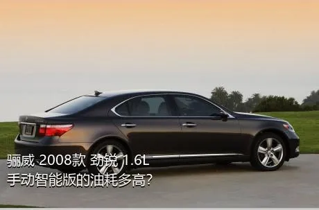 骊威 2008款 劲锐 1.6L 手动智能版的油耗多高？