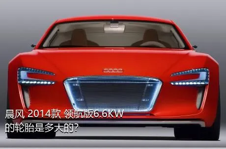 晨风 2014款 领航版6.6KW的轮胎是多大的？
