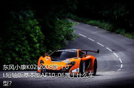 东风小康K02 2008款 1.0L短轴版基本型AF10-06属于什么车型？