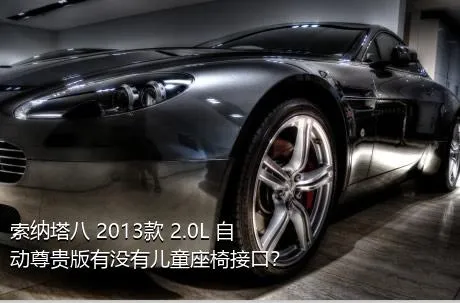 索纳塔八 2013款 2.0L 自动尊贵版有没有儿童座椅接口？