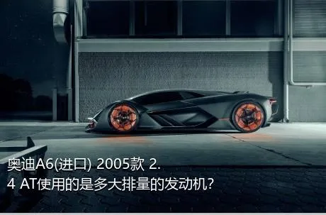 奥迪A6(进口) 2005款 2.4 AT使用的是多大排量的发动机？