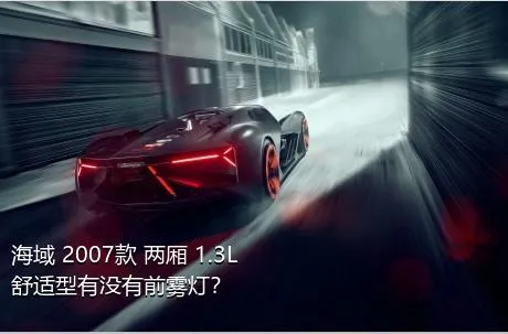 海域 2007款 两厢 1.3L 舒适型有没有前雾灯？