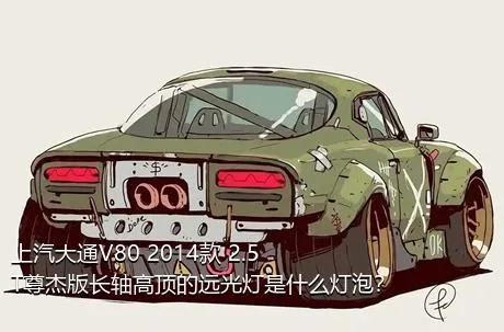 上汽大通V80 2014款 2.5T尊杰版长轴高顶的远光灯是什么灯泡？