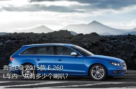 奔驰E级 2015款 E 260 L车内一共有多少个喇叭？