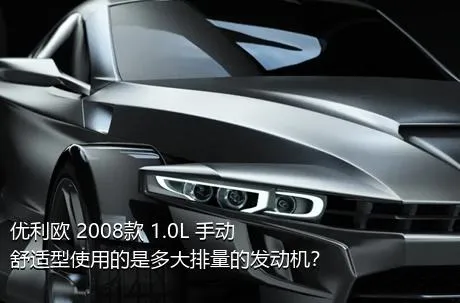 优利欧 2008款 1.0L 手动舒适型使用的是多大排量的发动机？