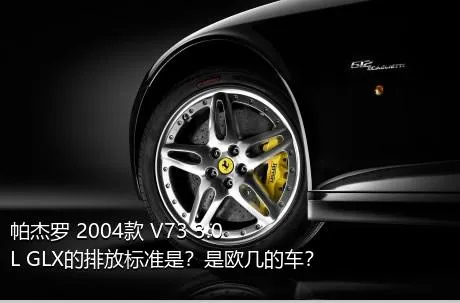 帕杰罗 2004款 V73 3.0L GLX的排放标准是？是欧几的车？