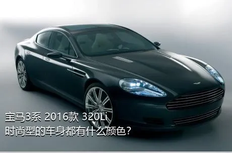 宝马3系 2016款 320Li 时尚型的车身都有什么颜色？