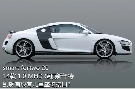 smart fortwo 2014款 1.0 MHD 硬顶新年特别版有没有儿童座椅接口？