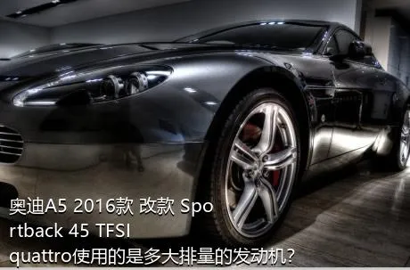 奥迪A5 2016款 改款 Sportback 45 TFSI quattro使用的是多大排量的发动机？