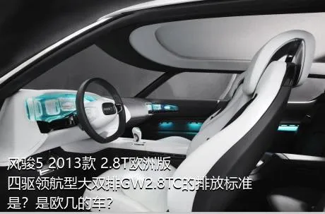 风骏5 2013款 2.8T欧洲版 四驱领航型大双排GW2.8TC的排放标准是？是欧几的车？