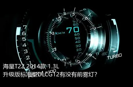 海星T22 2014款 1.3L升级版标准型DLCG12有没有前雾灯？