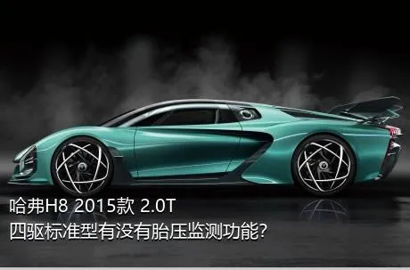 哈弗H8 2015款 2.0T 四驱标准型有没有胎压监测功能？
