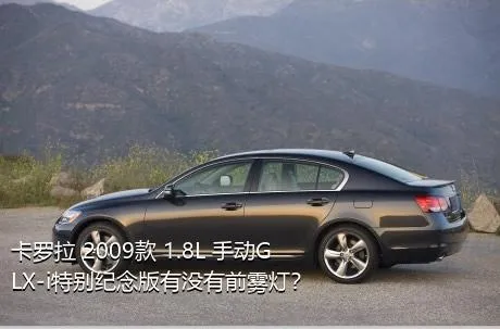 卡罗拉 2009款 1.8L 手动GLX-i特别纪念版有没有前雾灯？