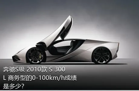 奔驰S级 2010款 S 300 L 商务型的0-100km/h成绩是多少？