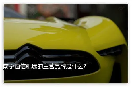 南宁恒信驰远的主营品牌是什么？