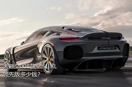 天籁 2008款 2.5L XL领先版多少钱？