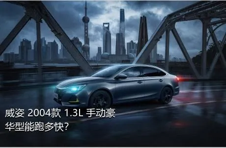 威姿 2004款 1.3L 手动豪华型能跑多快？