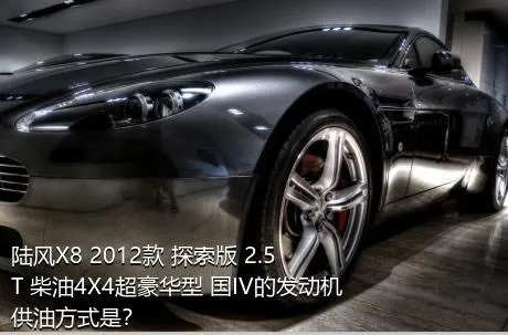 陆风X8 2012款 探索版 2.5T 柴油4X4超豪华型 国IV的发动机供油方式是？