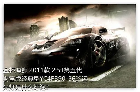 金杯海狮 2011款 2.5T第五代财富版经典型YC4FB90-36的远光灯是什么灯泡？