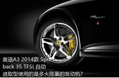 奥迪A3 2014款 Sportback 35 TFSI 自动进取型使用的是多大排量的发动机？