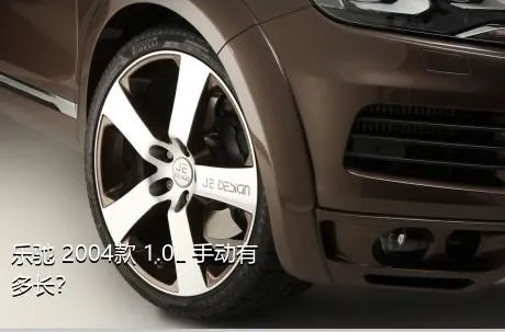 乐驰 2004款 1.0L 手动有多长？