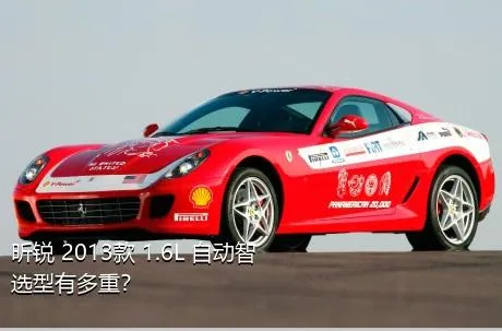 昕锐 2013款 1.6L 自动智选型有多重？