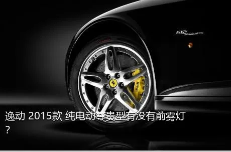 逸动 2015款 纯电动尊贵型有没有前雾灯？