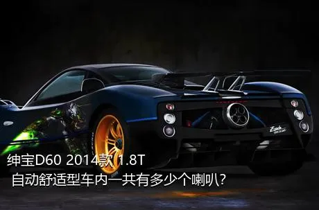 绅宝D60 2014款 1.8T 自动舒适型车内一共有多少个喇叭？