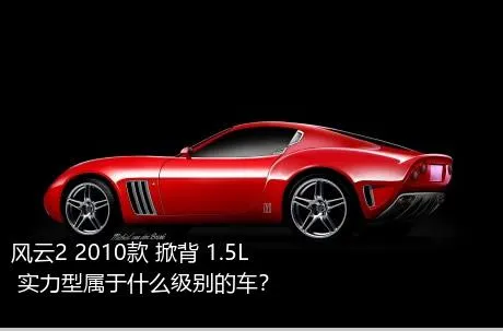 风云2 2010款 掀背 1.5L 实力型属于什么级别的车？
