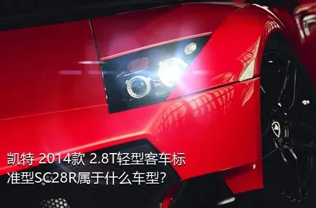 凯特 2014款 2.8T轻型客车标准型SC28R属于什么车型？