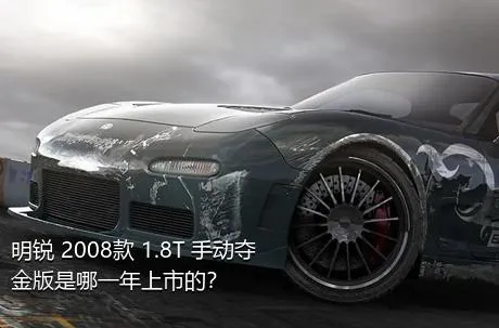 明锐 2008款 1.8T 手动夺金版是哪一年上市的？