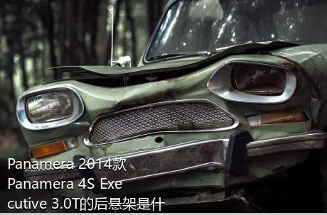 Panamera 2014款 Panamera 4S Executive 3.0T的后悬架是什么样的？